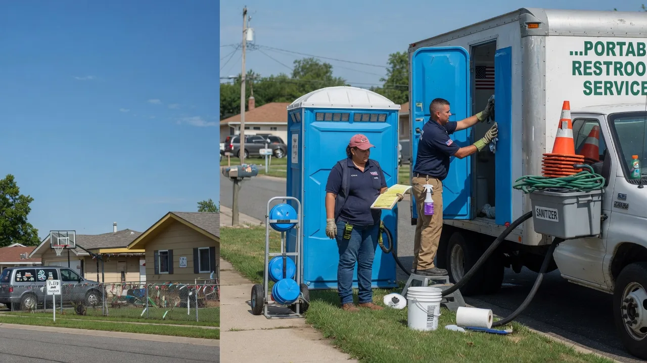 Portable Toilet Rental in Kampsville, IL near me
